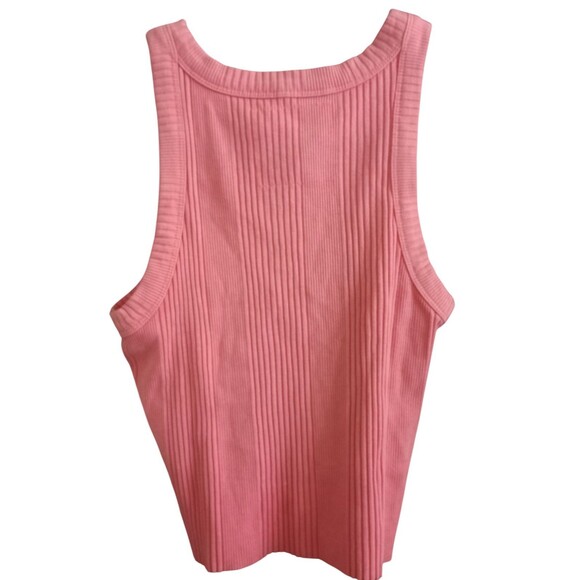 Aerie Free Spirit Ribbed Tank Top Textured Pink Size Small NWT - Picture 2 of 6